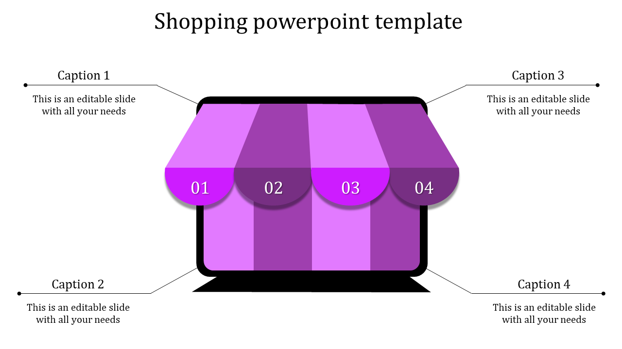 shopping powerpoint template-shopping powerpoint template-purple